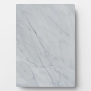 White marble Stone Tabletop Plaque with Easel