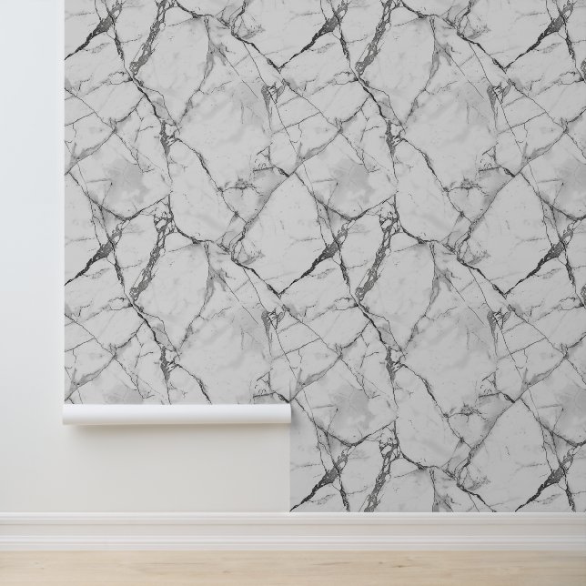 White marble stone texture simple pattern wallpaper (Application)