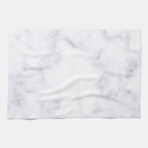 White Marble Tea Towel
