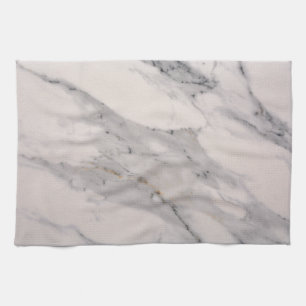 White Marble Tea Towel