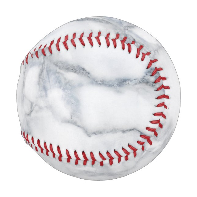 White marble texture baseball (Front Right)