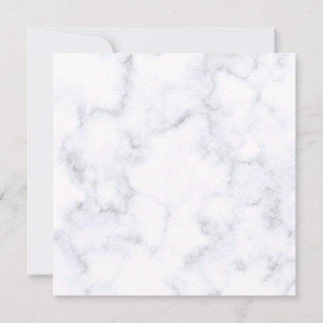 White Marble Texture Card (Front)