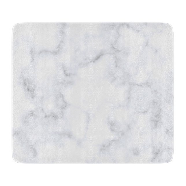 White Marble Texture Cutting Board (Front)