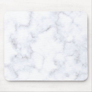 White Marble Texture Mouse Mat