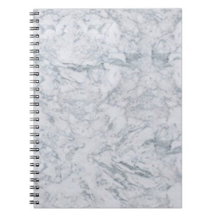 White Marble Texture Notebook