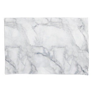 White marble texture pillowcase
