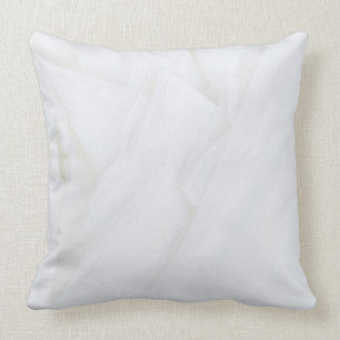 White Marble Throw Pillow 20" x 20"