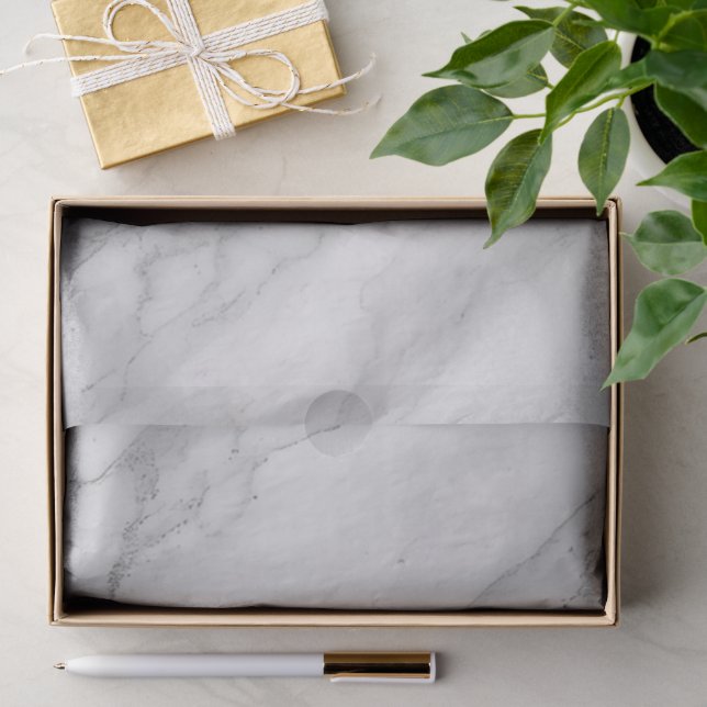 White Marble Tissue Paper (Gift)