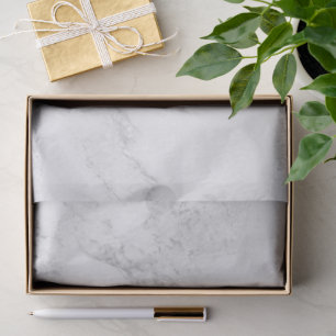 White Marble Tissue Paper