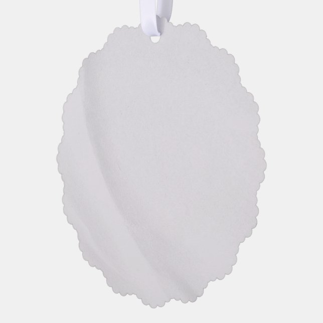 White Marble Tree Decoration Card (Left)