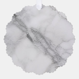 White Marble Tree Decoration Card
