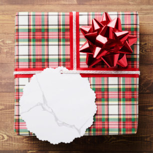 White Marble Tree Decoration Card