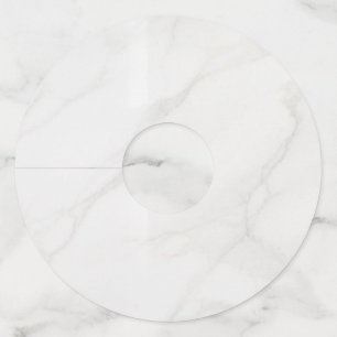 White Marble Wine Glass Tag