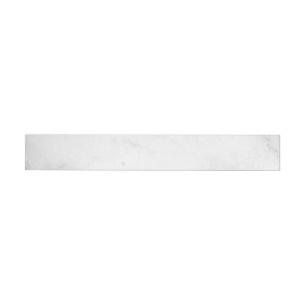 White Marble Wrap Around Label