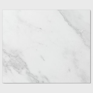 White Marble Wrapping Paper