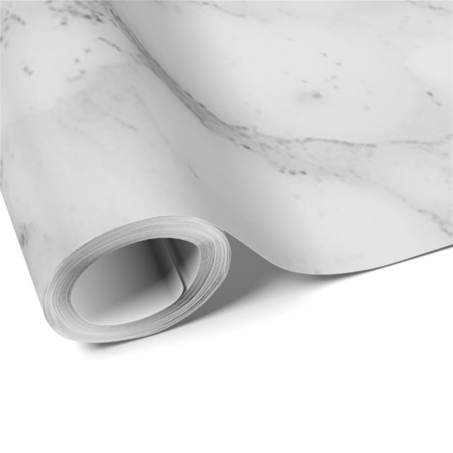White Marble Wrapping Paper (Roll Corner)