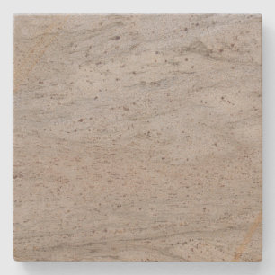 White Marbled Spotted Square Stone Coaster
