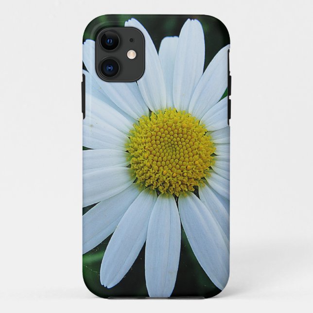 White Margerite Flower Case-Mate iPhone Case (Back)