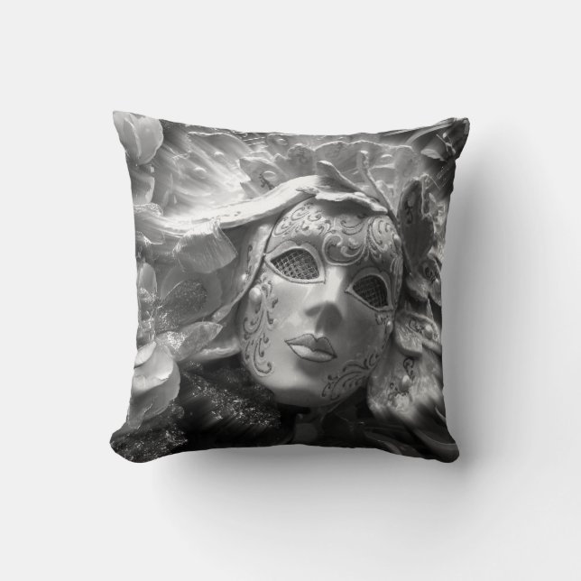 White Masked Angel  Cushion (Front)