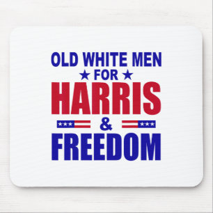 White Men For Harris And Freedom Mouse Mat