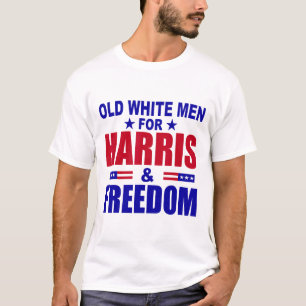 White Men For Harris And Freedom  T-Shirt