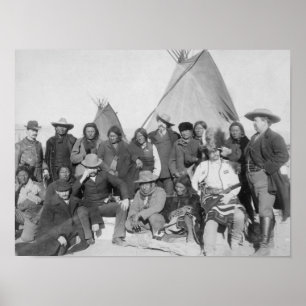 White Men (including Buffalo Bill) and Lakota 3 Poster