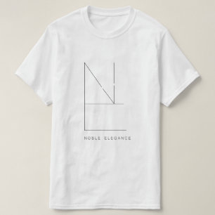 White Men'S T-Shirt (Noble Elegance)