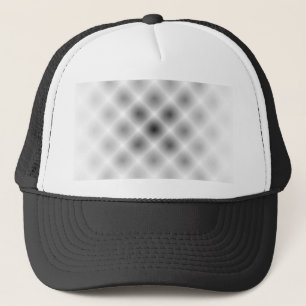 White Mesh Moire by Kenneth Yoncich Trucker Hat