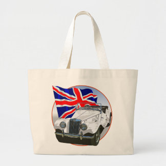 White MG TF Large Tote Bag