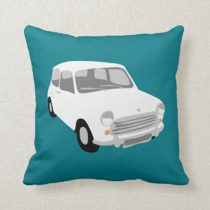White Mini Car Cushion by Rupert and Poppy