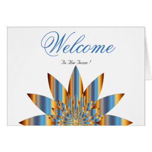 White Minimal Lotus Welcome Wishing