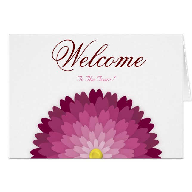 White Minimal Lotus Welcome Wishing (Front Horizontal)