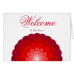 White Minimal Lotus Welcome Wishing