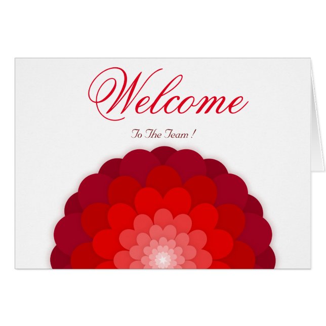 White Minimal Lotus Welcome Wishing (Front Horizontal)