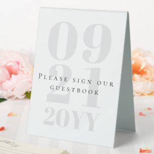 White Minimalist Bold Type Wedding