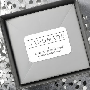 White Minimalist Handmade Artisan Gratitude