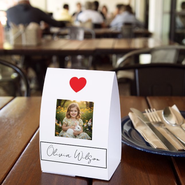 White Minimalist Personalized Photo Name (Insitu(Restaurant))
