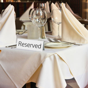 White Minimalist Reserved