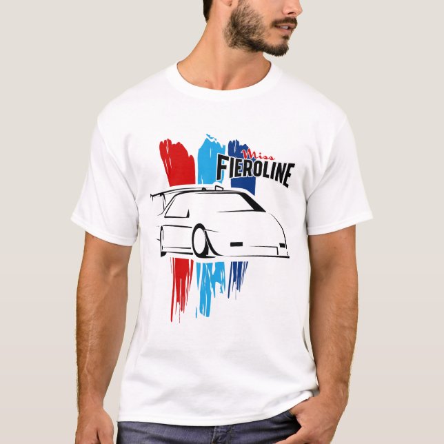 White Miss Fieroline T-Shirt (Front)