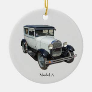 White Model A ornament