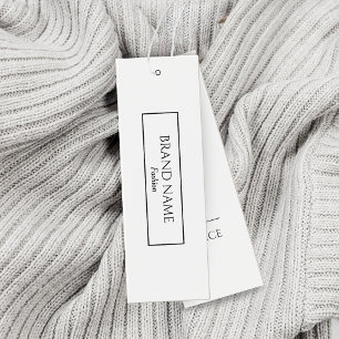 White Modern Hang Tags