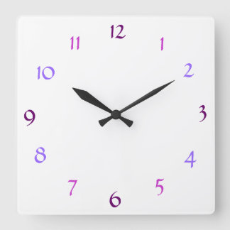 White Modern Wall Clock