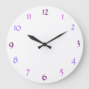 White Modern Wall Clock