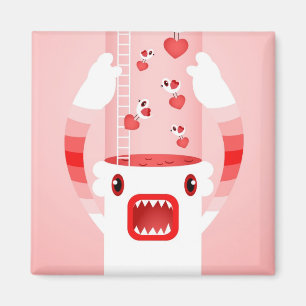 white monster magnet