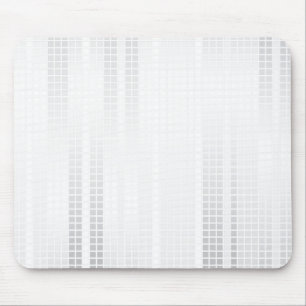White Mosaic Tiles Mouse Mat
