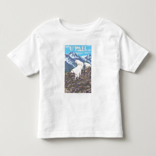 White Mountain Goat FamilyUtah Toddler T-Shirt