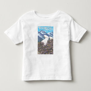 White Mountain Goat FamilyWyoming Toddler T-Shirt
