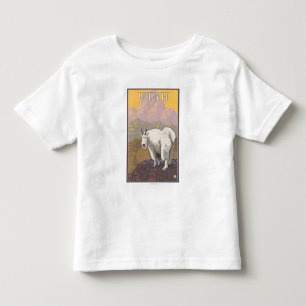 White Mountain GoatUtah Toddler T-Shirt