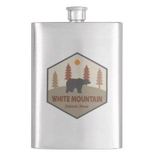 White Mountain National Forest Bear Hip Flask