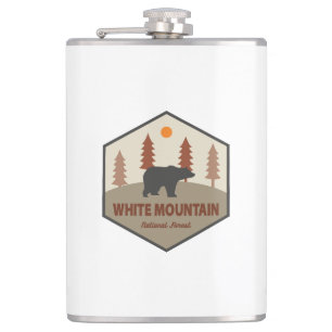White Mountain National Forest Bear Hip Flask